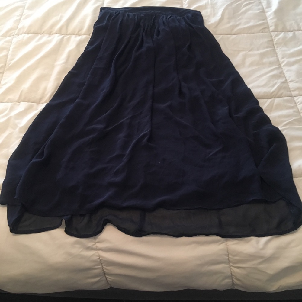 Navy blue skirt